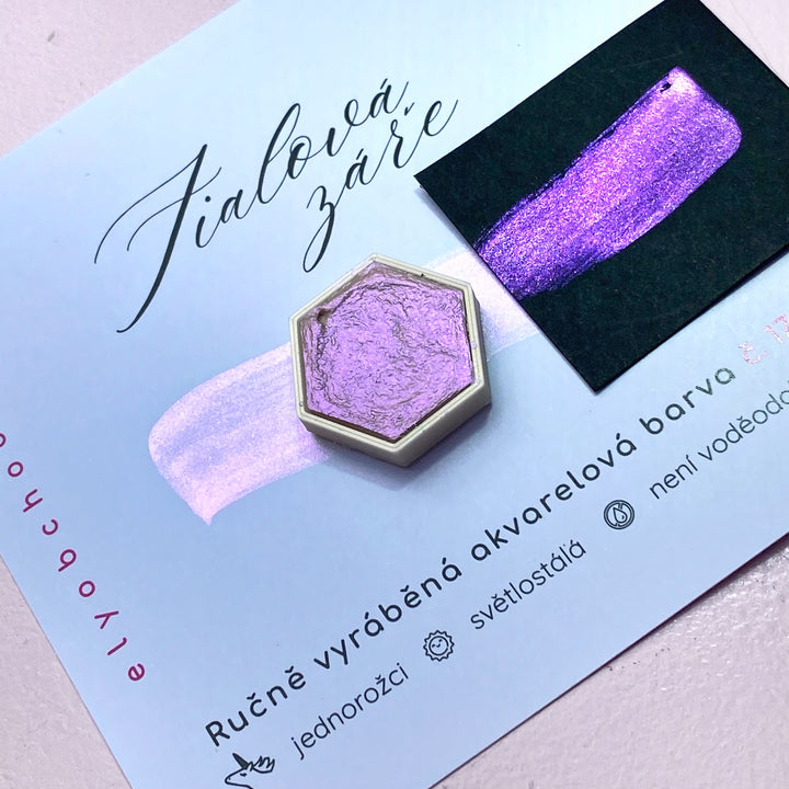 Akvarelová barva Aurora č. 17 – Fialová záře (Jednorožec)