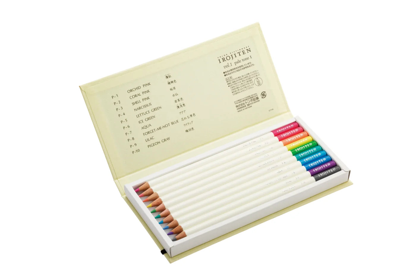 Irojiten – pastelky Volume 1 | Pale tone Tombow