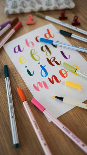 STABILO Pen 68 brush – štětcový fix STABILO
