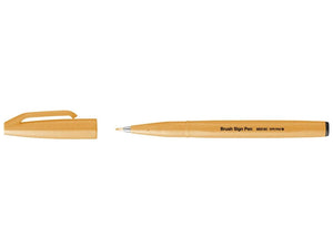 Pentel – Brush Sign Pen | Fluorescent Pentel