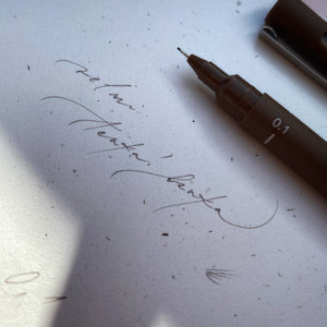 Liner UNI PIN - 0,1 mm, Sepia Uni-pin