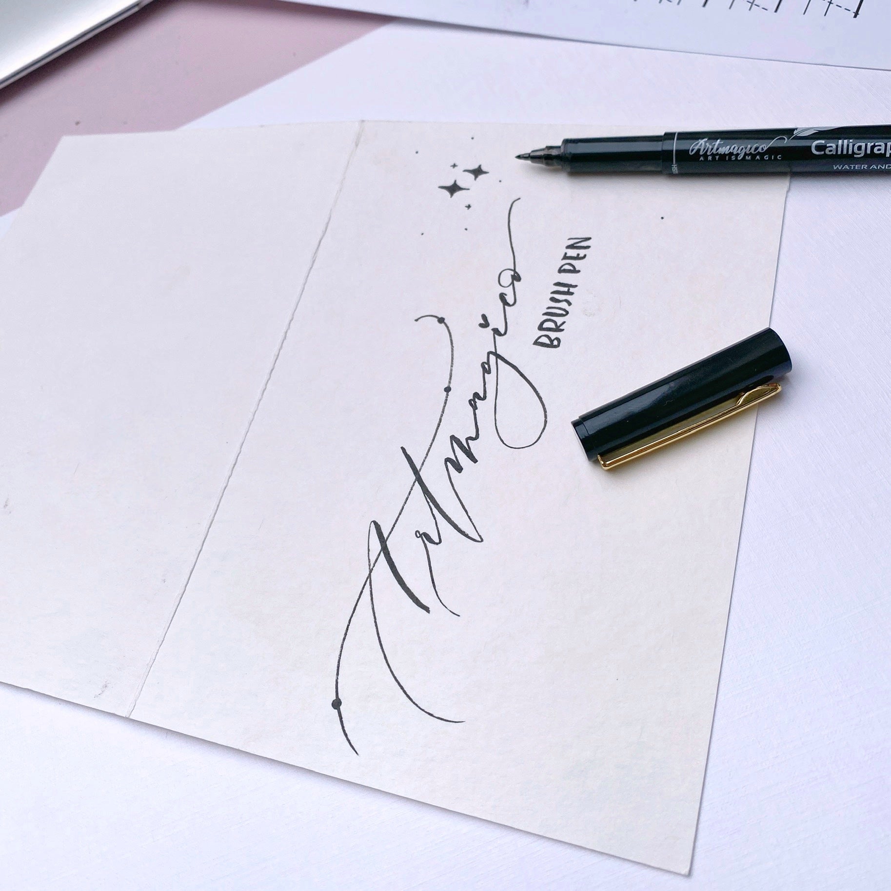 Artmagico – Kaligrafický brush pen, hrot Medium ArtMagico