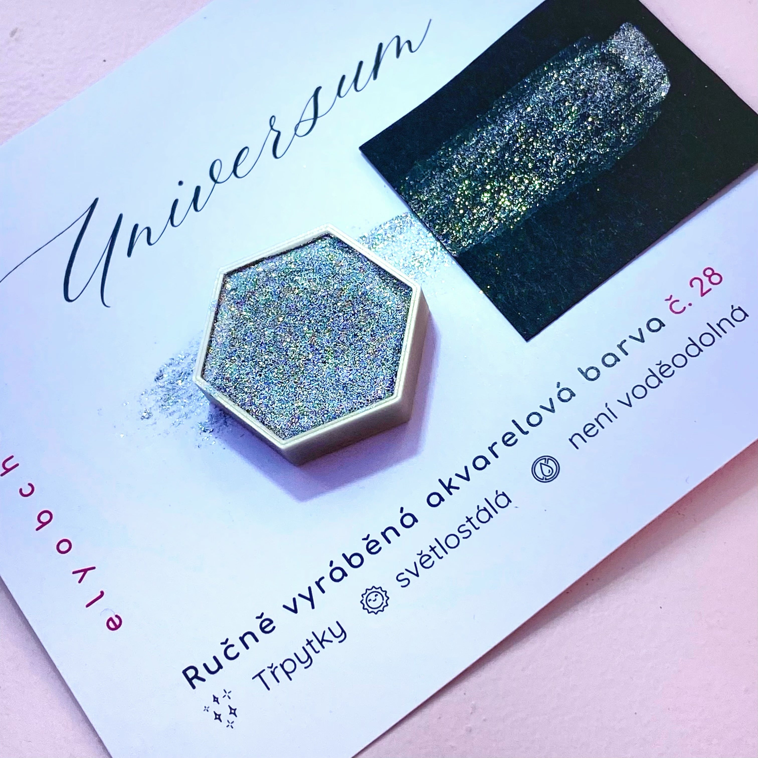 Akvarelová barva Aurora č. 28 – Universum (Třpytky)