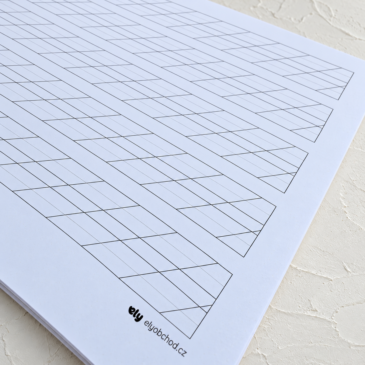 Blok na trénink brush letteringu A5 – 35 listů