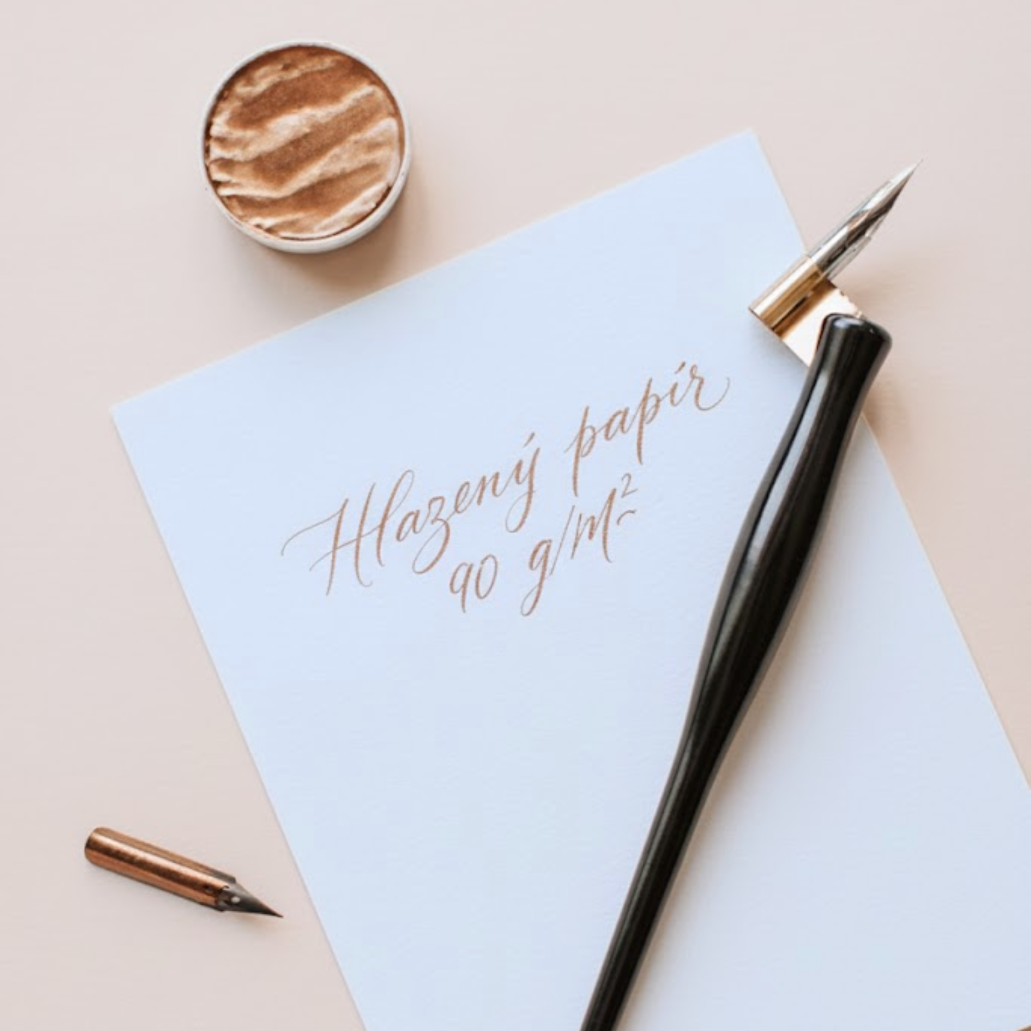 Papír pro kaligrafii perem A4 - 90 g/m² Ely