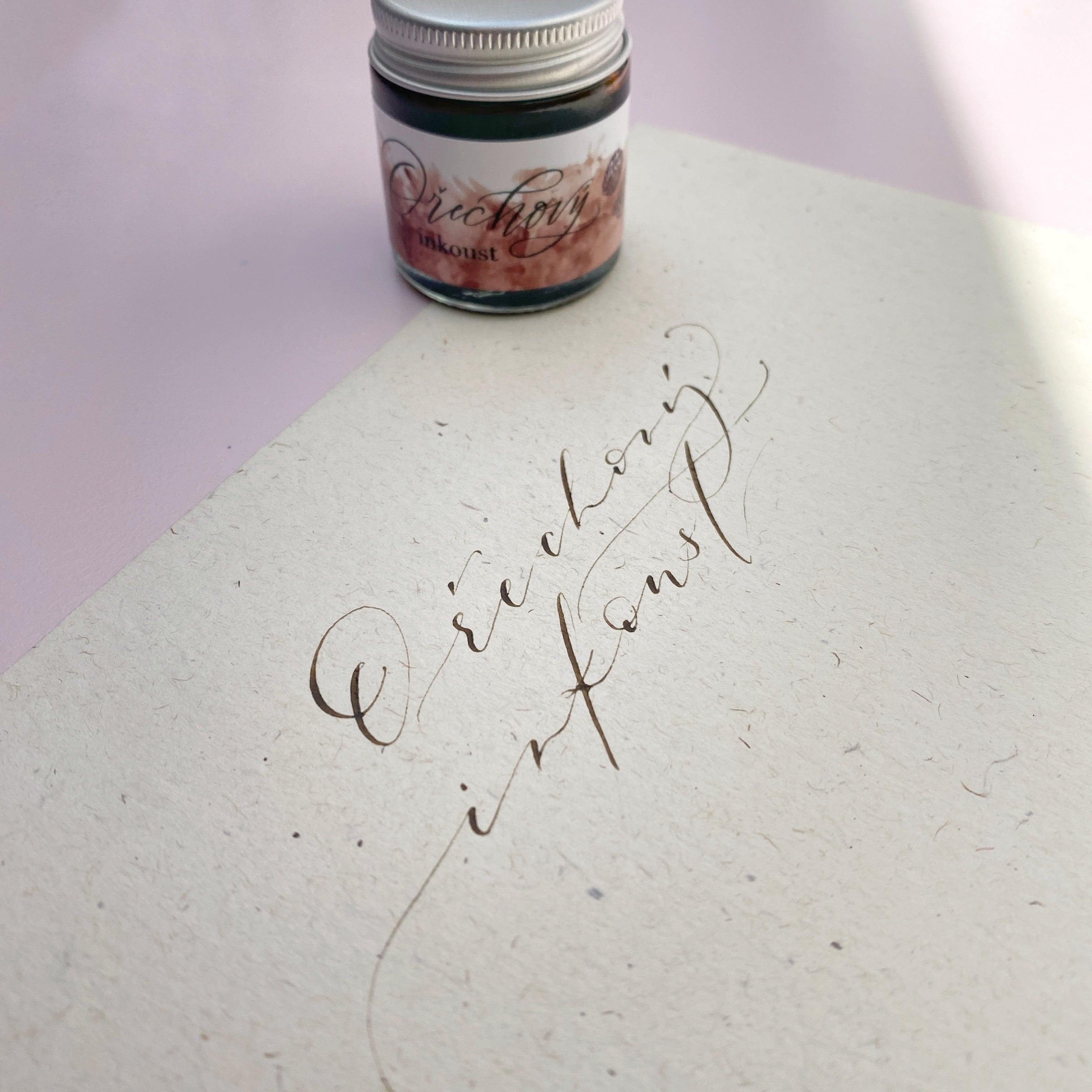 Ořechový inkoust - ručně vyráběný, 30 ml Ely