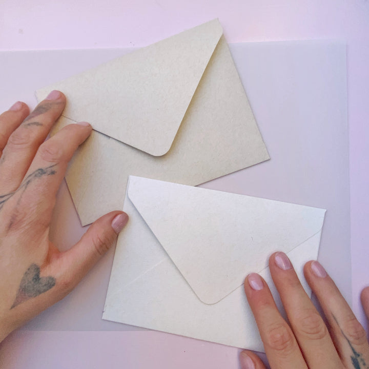 Obálky Mohawk Via Felt – sada 2 ks | světlá a tmavší Ely