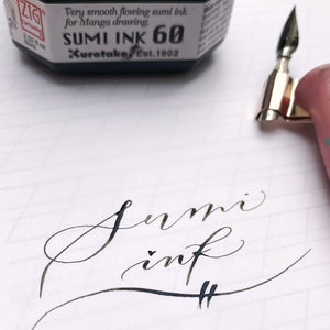 Kuretake Sumi ink - černý inkoust, 60 ml Kuretake