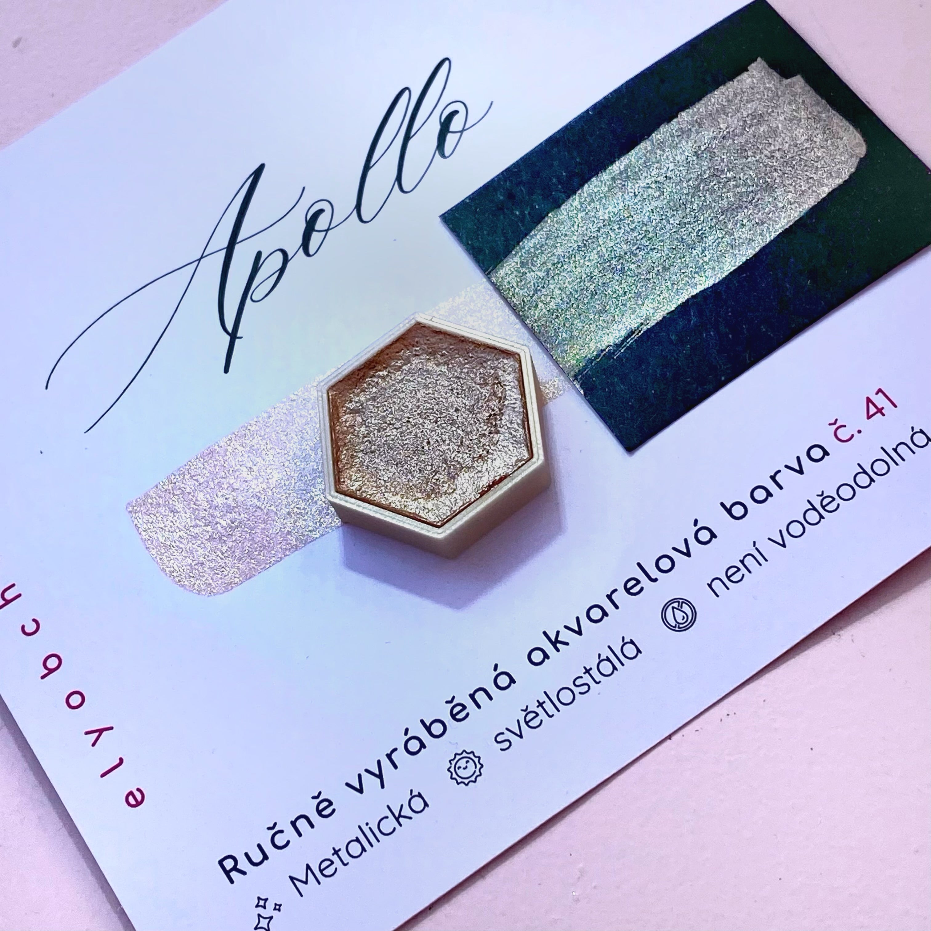 Akvarelová barva Aurora č. 41 – Apollo (Metalická)