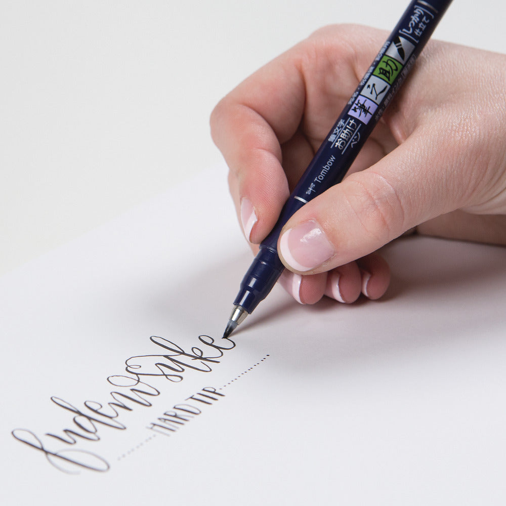Tombow – Fudenosuke | malý brush pen, tvrdost 1 (hard) Tombow