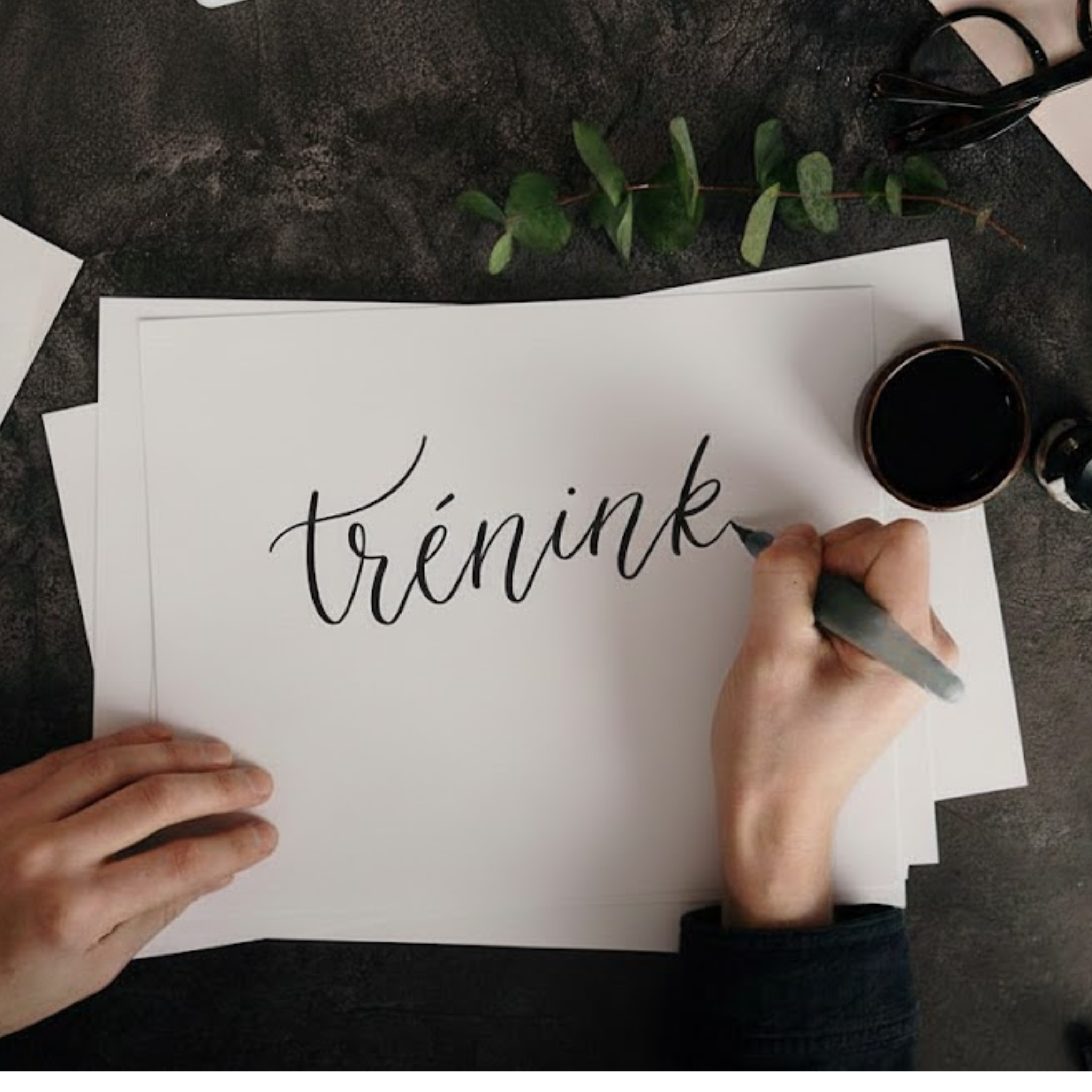 Hladký papír 120 g/m² pro Brush Lettering Ely