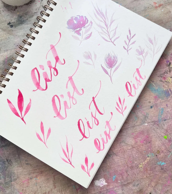 Syntetické kulaté štětce | pro brush lettering, akvarel a detaily Simply-T
