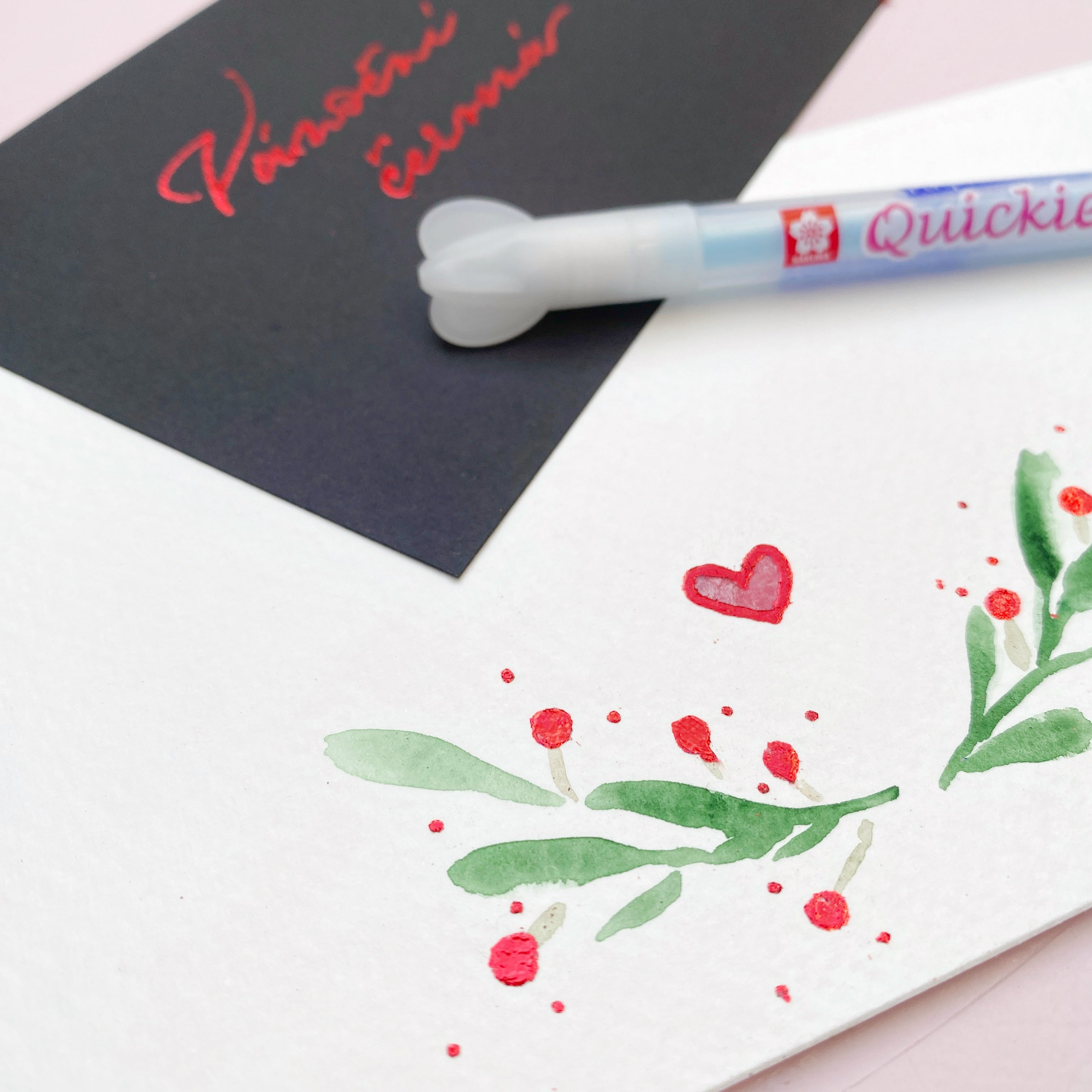 Metalické plátky – Vánoční červená (Limitovaná edice) 8,5 x 8,5 cm Krasopiska