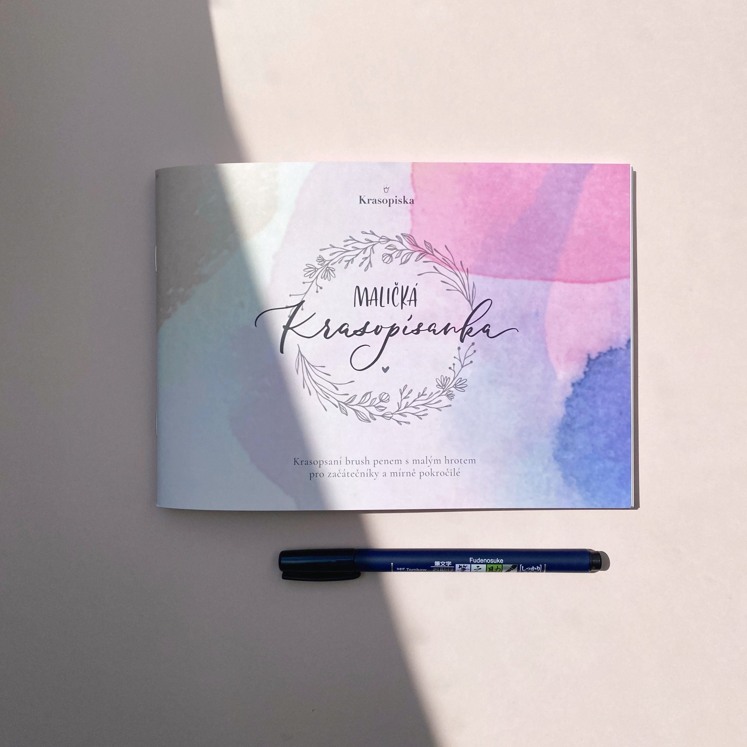 Krasopísanka Maličká pro začátečníky a mírně pokročilé | s brushpenem Fudenosuke Krasopiska