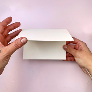 Prázdné přáníčko A6 – Akvarelový papír II., 300 g/m² Ely