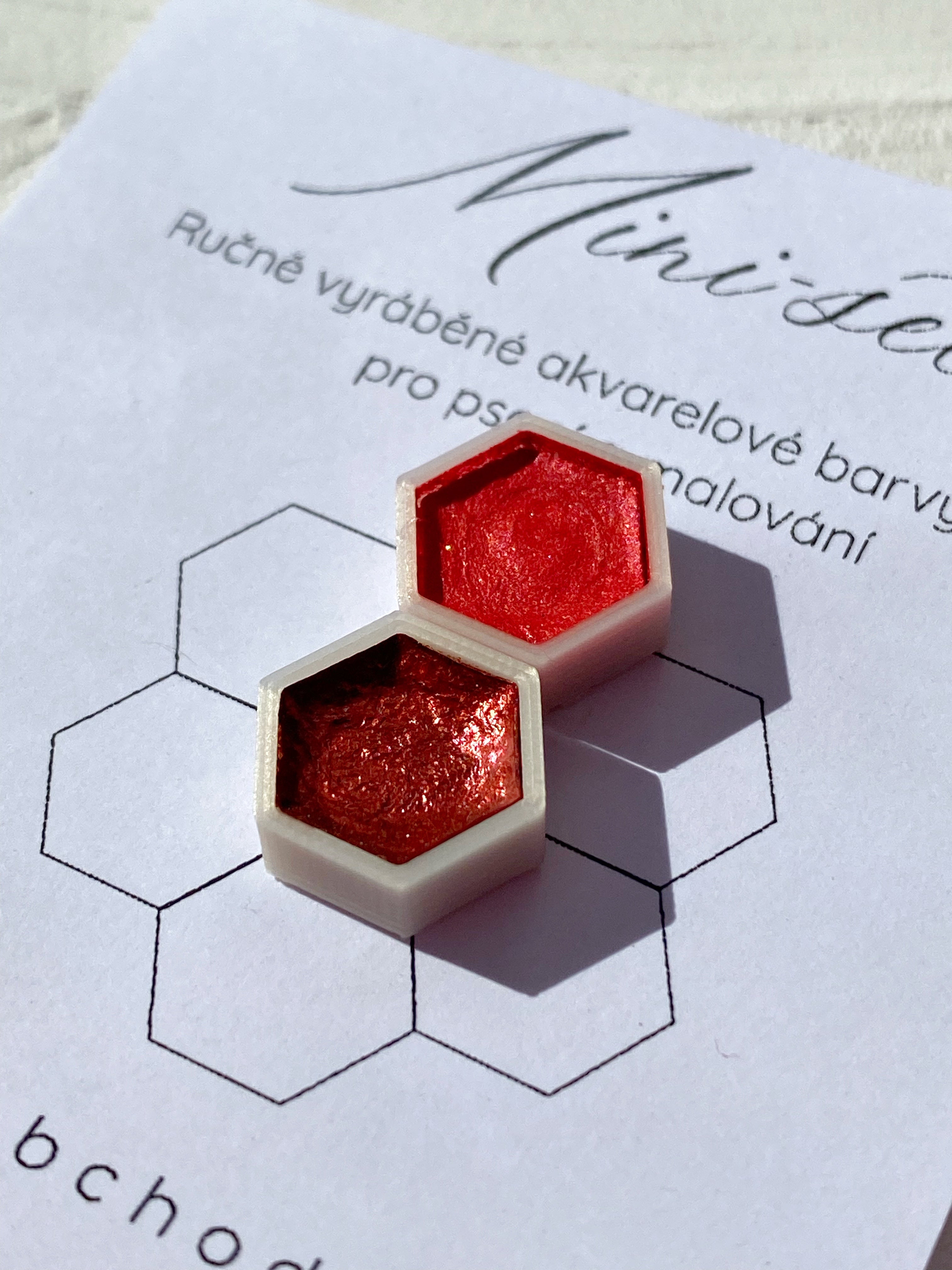 Ručně vyráběné akvarelové barvy Aurora – Mini-setík 2x XS Ely