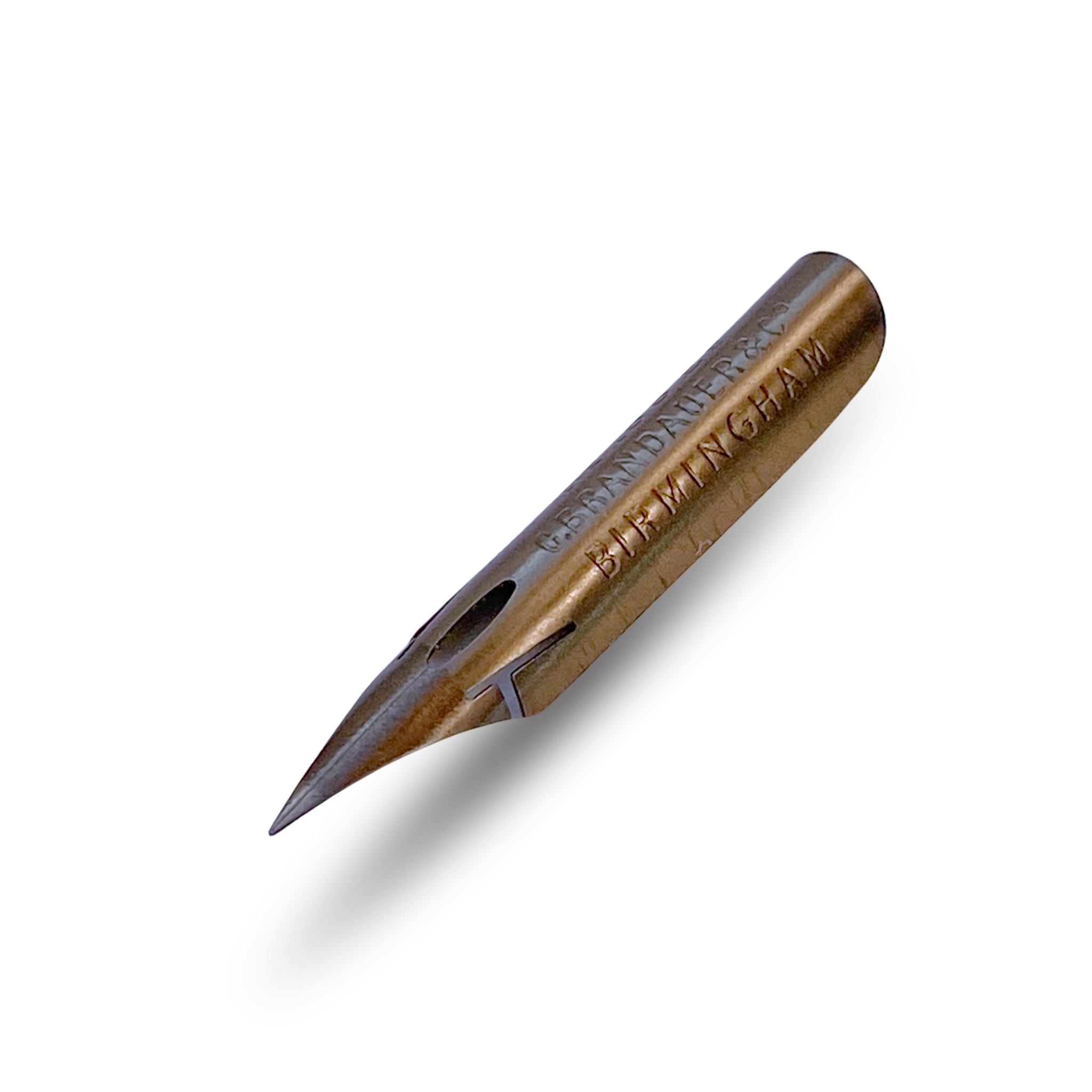 Kaligrafické perko, starožitné – C. Brandauer & Co No. 155 EF C. Brandauer & Co