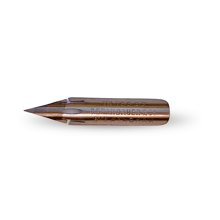 Kaligrafické perko, starožitné – C. Brandauer & Co No. 155 EF C. Brandauer & Co