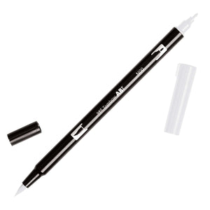Oboustranný štětcový fix ABT Dual Brush Pen - černé, šedé a transparentní odstíny Tombow
