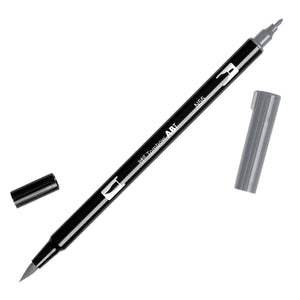 Oboustranný štětcový fix ABT Dual Brush Pen - černé, šedé a transparentní odstíny Tombow