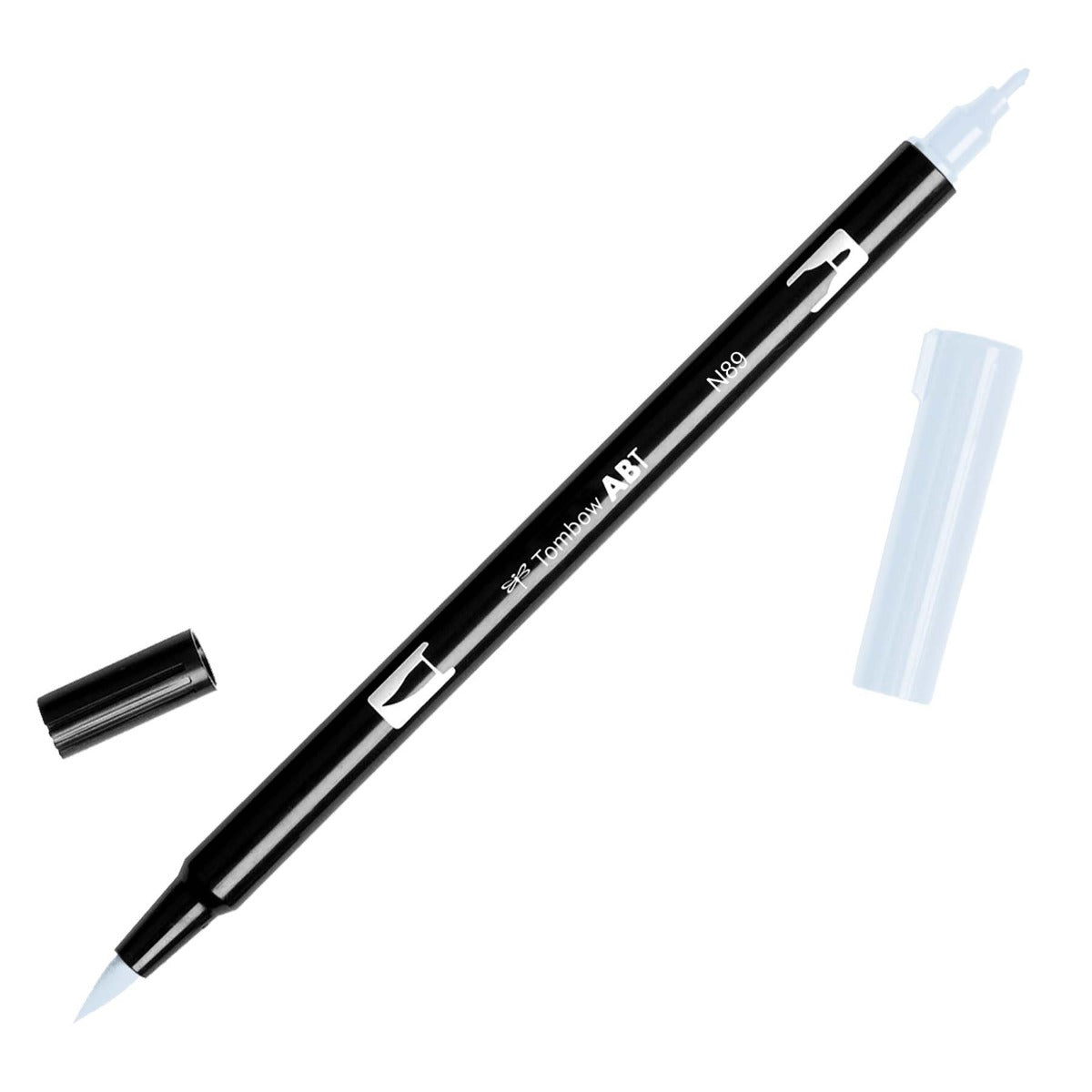 Oboustranný štětcový fix ABT Dual Brush Pen - černé, šedé a transparentní odstíny Tombow