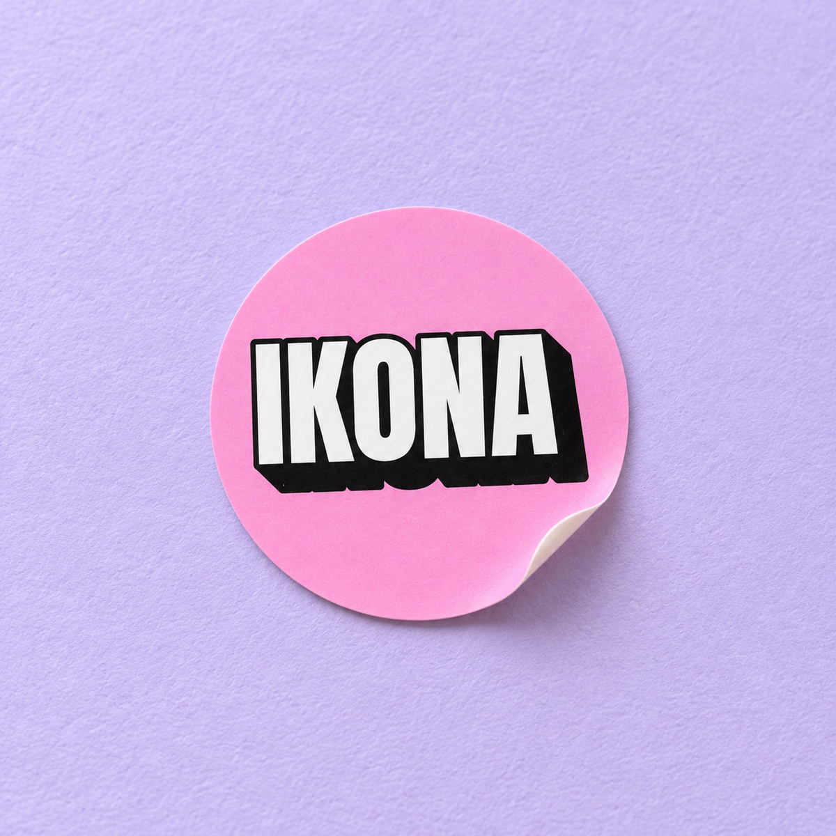 Vinylová samolepka Ely – IKONA, průměr 2,5 cm