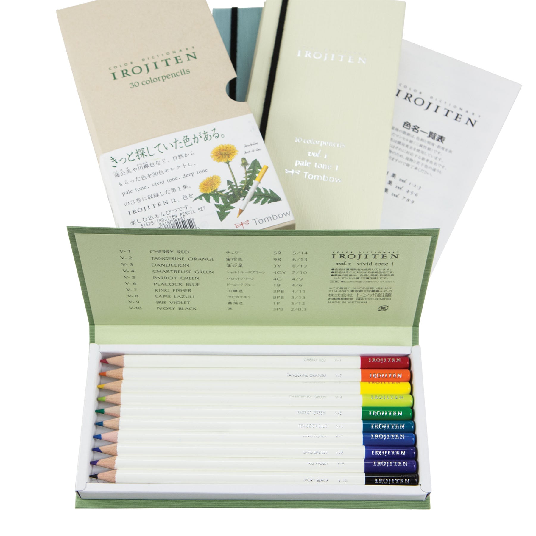 Irojiten – pastelky | Rainforest Tombow