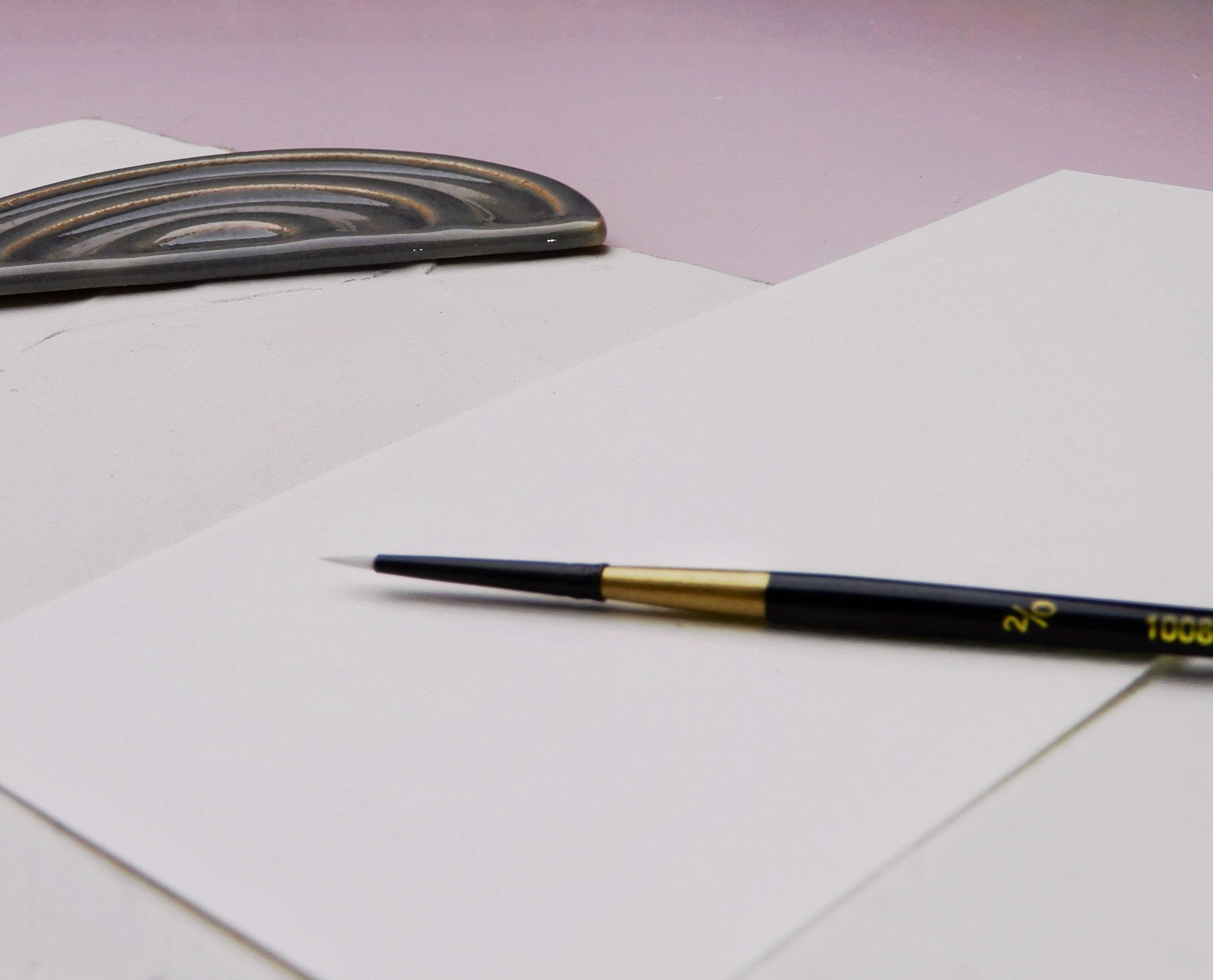 Syntetické kulaté štětce | pro brush lettering, akvarel a detaily Simply-T
