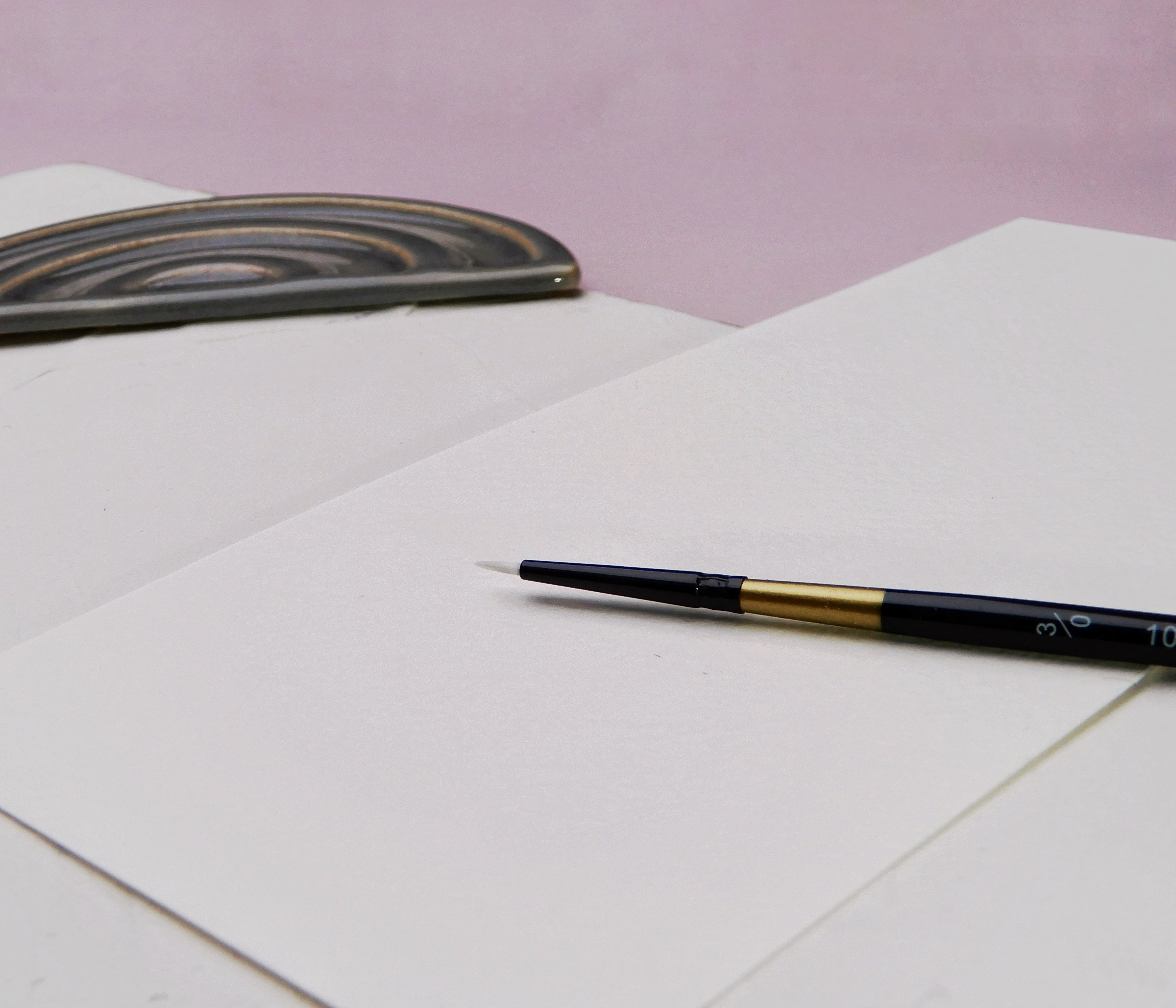 Syntetické kulaté štětce | pro brush lettering, akvarel a detaily Simply-T