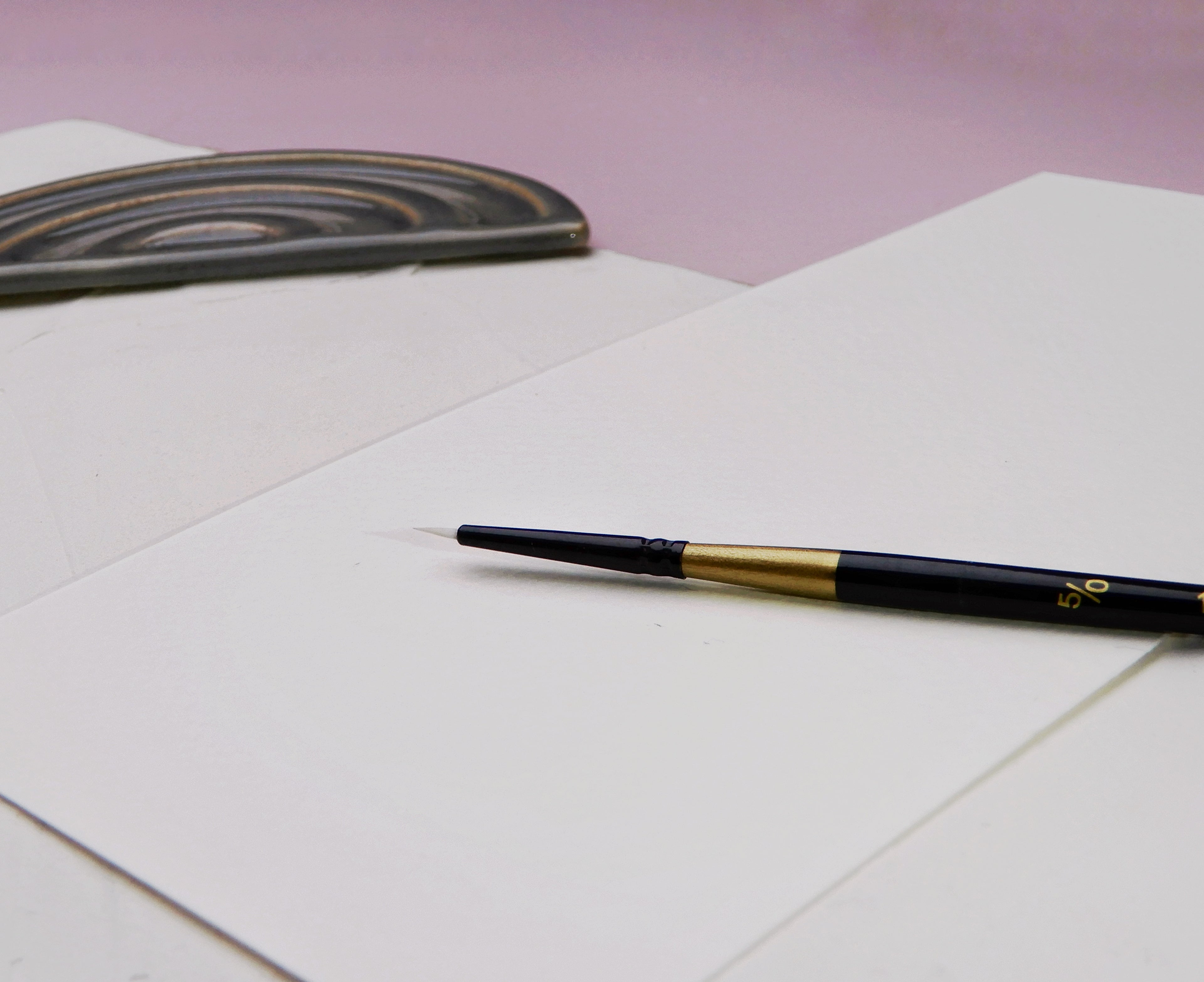Syntetické kulaté štětce | pro brush lettering, akvarel a detaily Simply-T