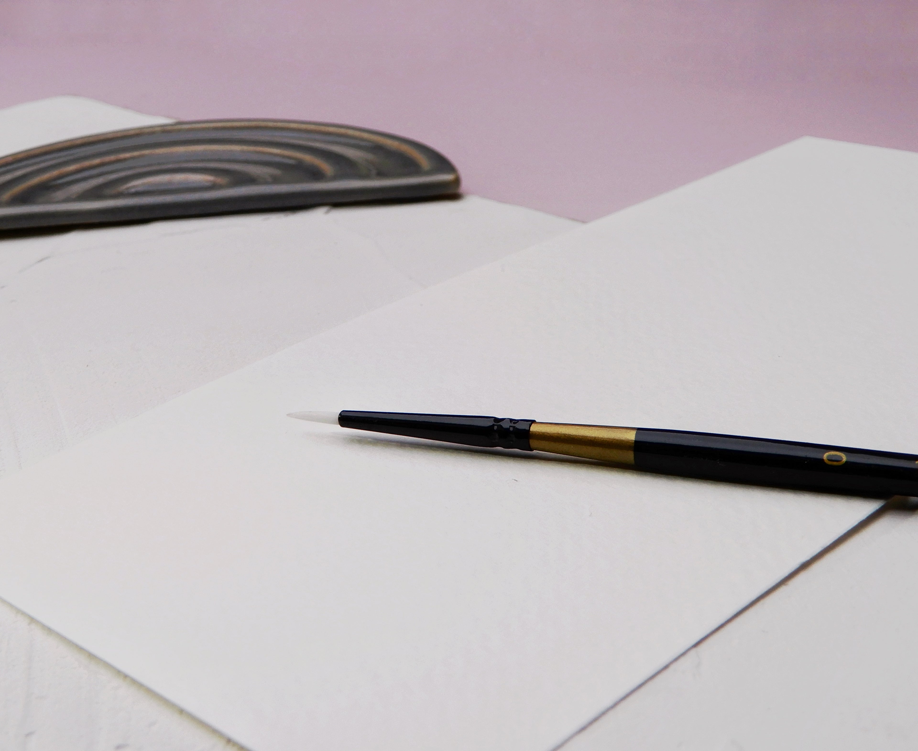 Syntetické kulaté štětce | pro brush lettering, akvarel a detaily Simply-T
