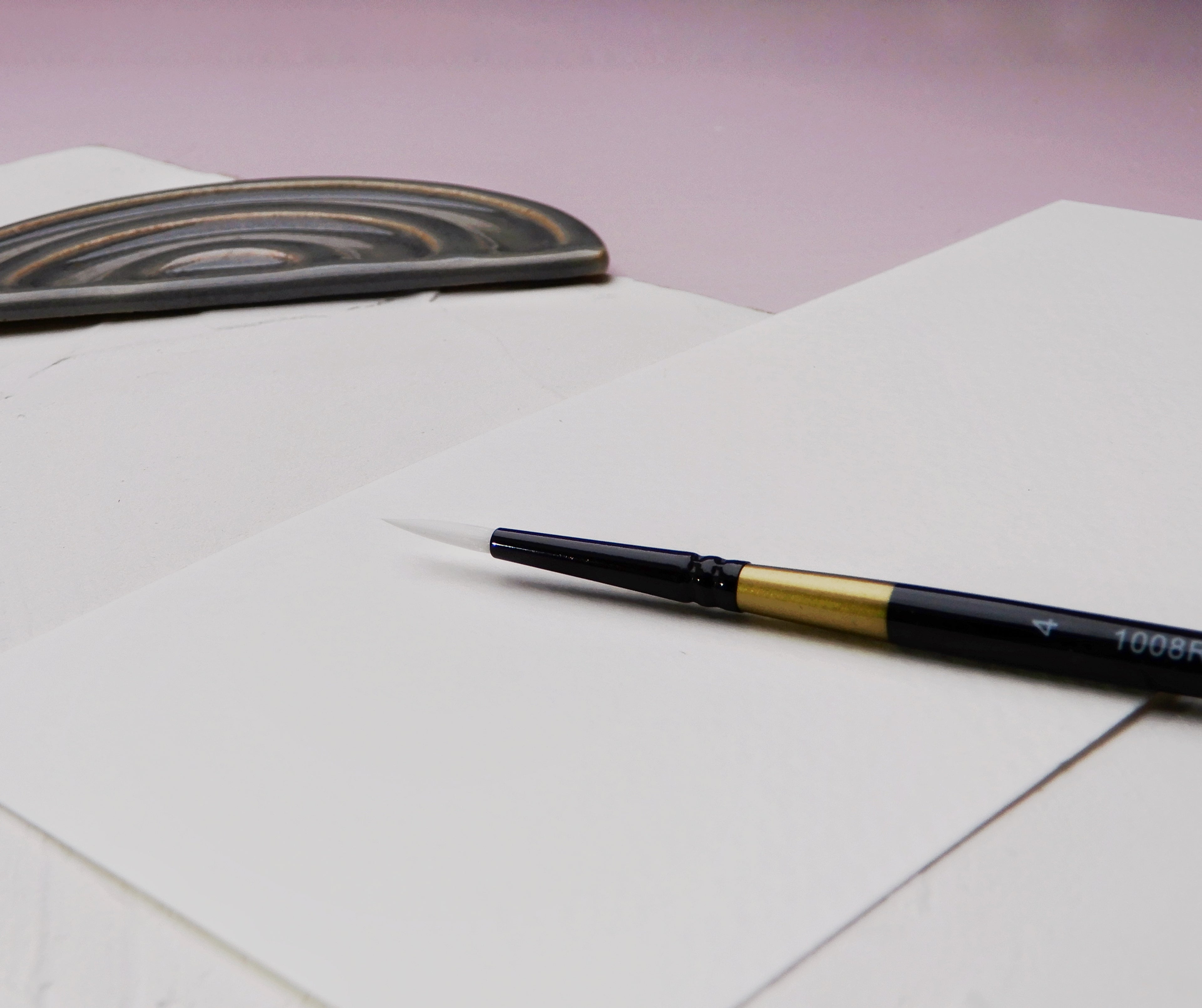 Syntetické kulaté štětce | pro brush lettering, akvarel a detaily Simply-T