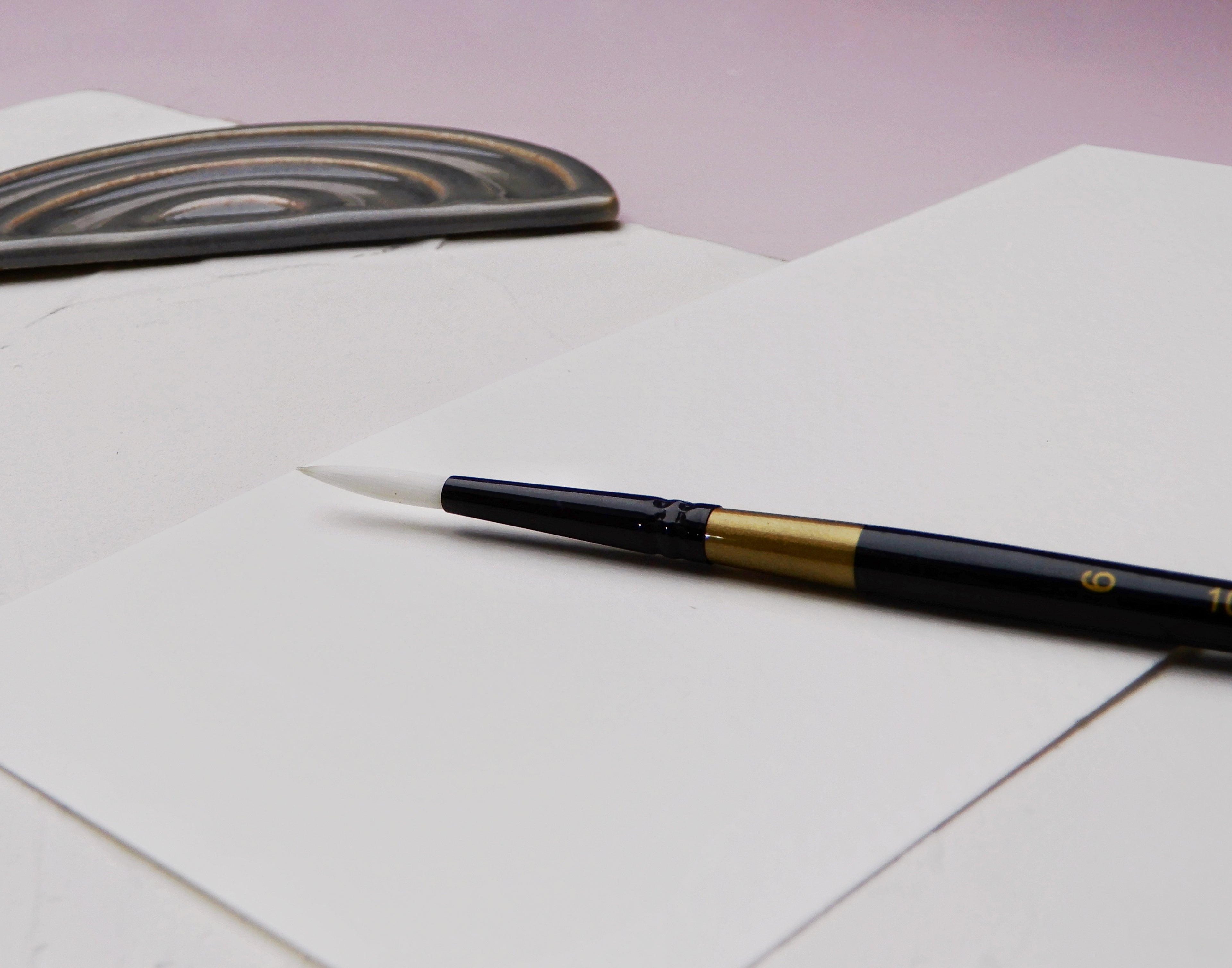 Syntetické kulaté štětce | pro brush lettering, akvarel a detaily Simply-T