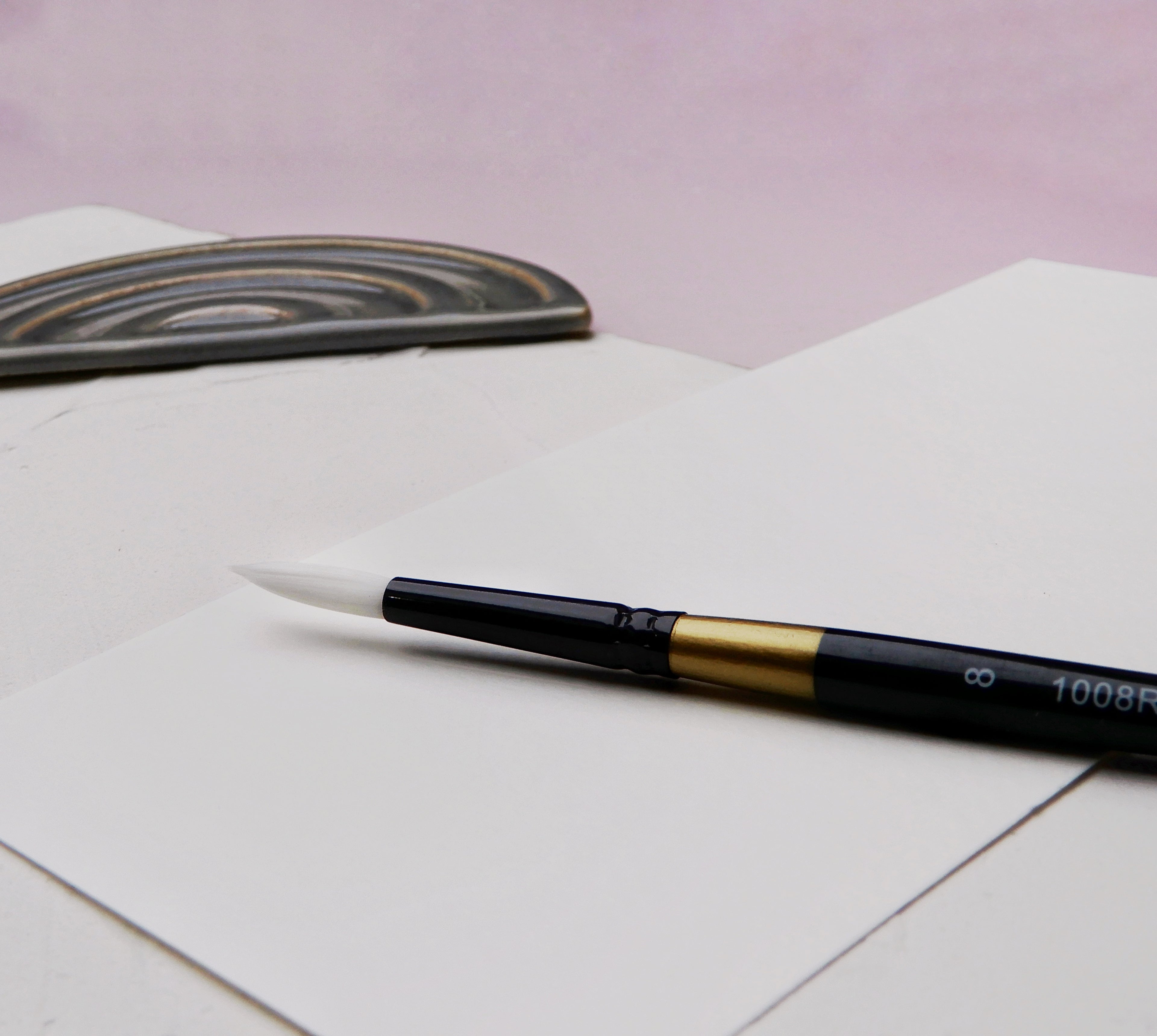 Syntetické kulaté štětce | pro brush lettering, akvarel a detaily Simply-T