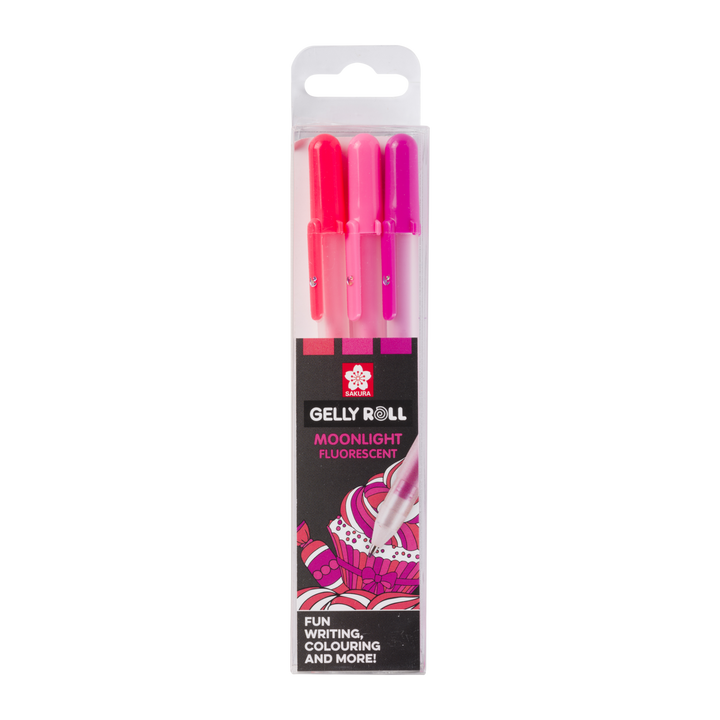 Sakura Gelly roll Moonlight Fluorescent SWEETS | sada 3 ks Sakura