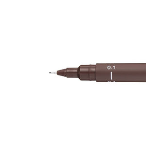 Liner UNI PIN - 0,1 mm, Sepia Uni-pin