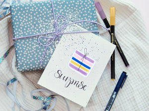 Edding 1340 glitter - Třpytivé brush peny, sada 10 ks Edding
