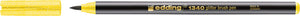Edding 1340 glitter - Třpytivé brush peny, sada 4 ks Edding