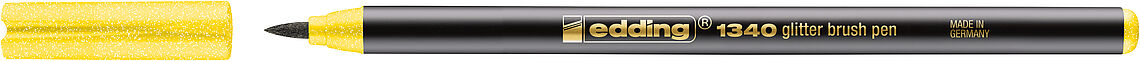 Edding 1340 glitter - Třpytivé brush peny, sada 4 ks Edding