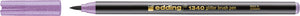 Edding 1340 glitter - Třpytivé brush peny, sada 4 ks Edding