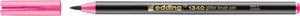 Edding 1340 glitter - Třpytivé brush peny, sada 4 ks Edding