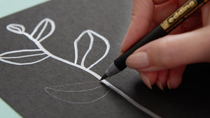 Edding 1340 - Metalický brush pen Edding