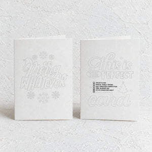 Vybarvi si Vánoce – přáníčka k vybarvení A6, 2 ks @girl_with_marker