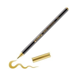 Edding 1340 - Sada metalických brush penů, 4 ks Edding