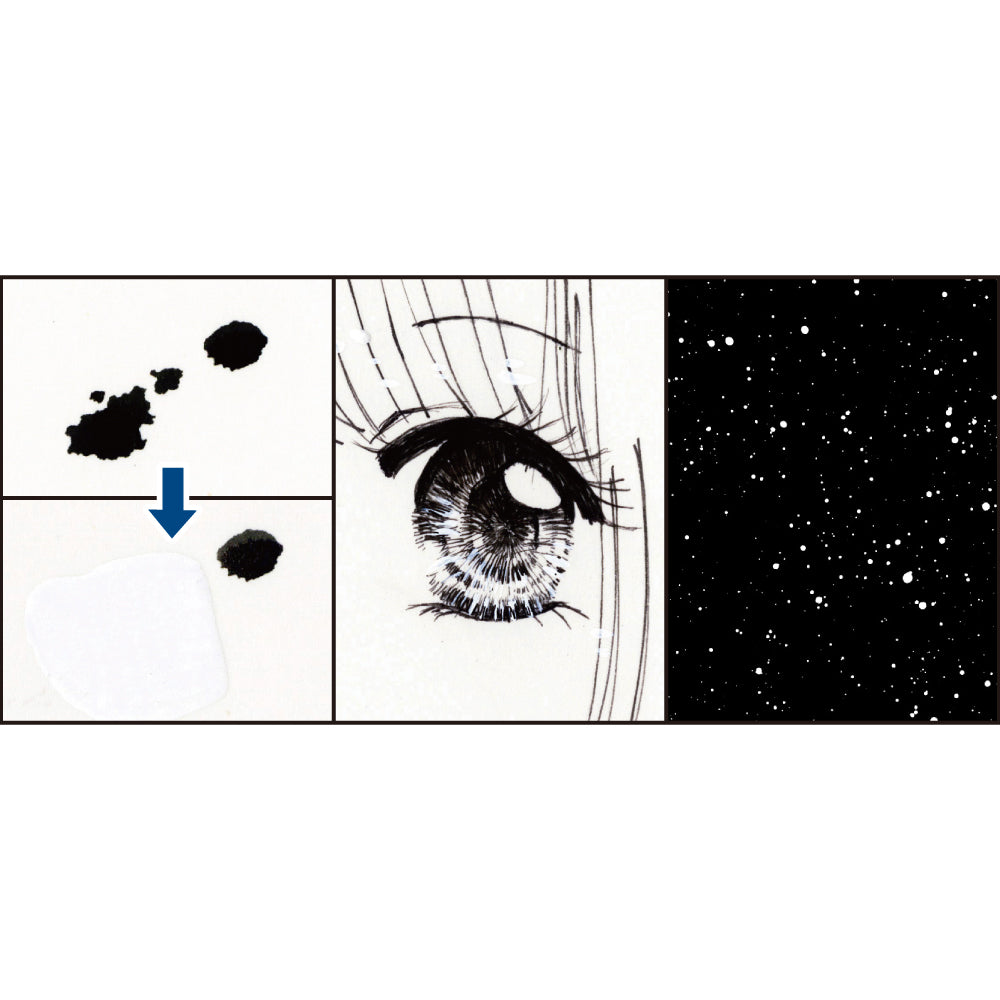 Kuretake Cartoonist Ink – bílý pigmentový inkoust 30 ml Kuretake