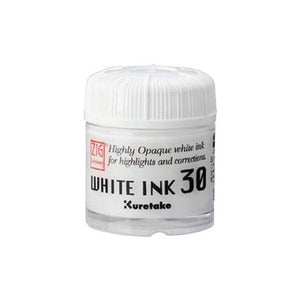 Kuretake Cartoonist Ink – bílý pigmentový inkoust 30 ml Kuretake