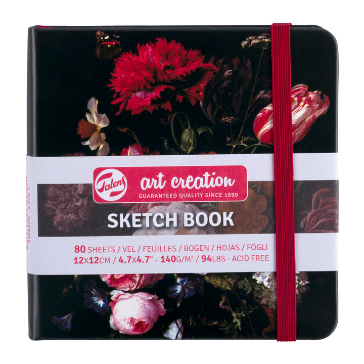 Royal Talens – Skicák bez linek, pevná vazba, Flowers | 140 g | různé velikosti Royal Talens