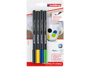 Edding 4200 - Vypalovací brush pen na porcelán Edding
