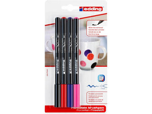 Edding 4200 - Vypalovací brush pen na porcelán Edding
