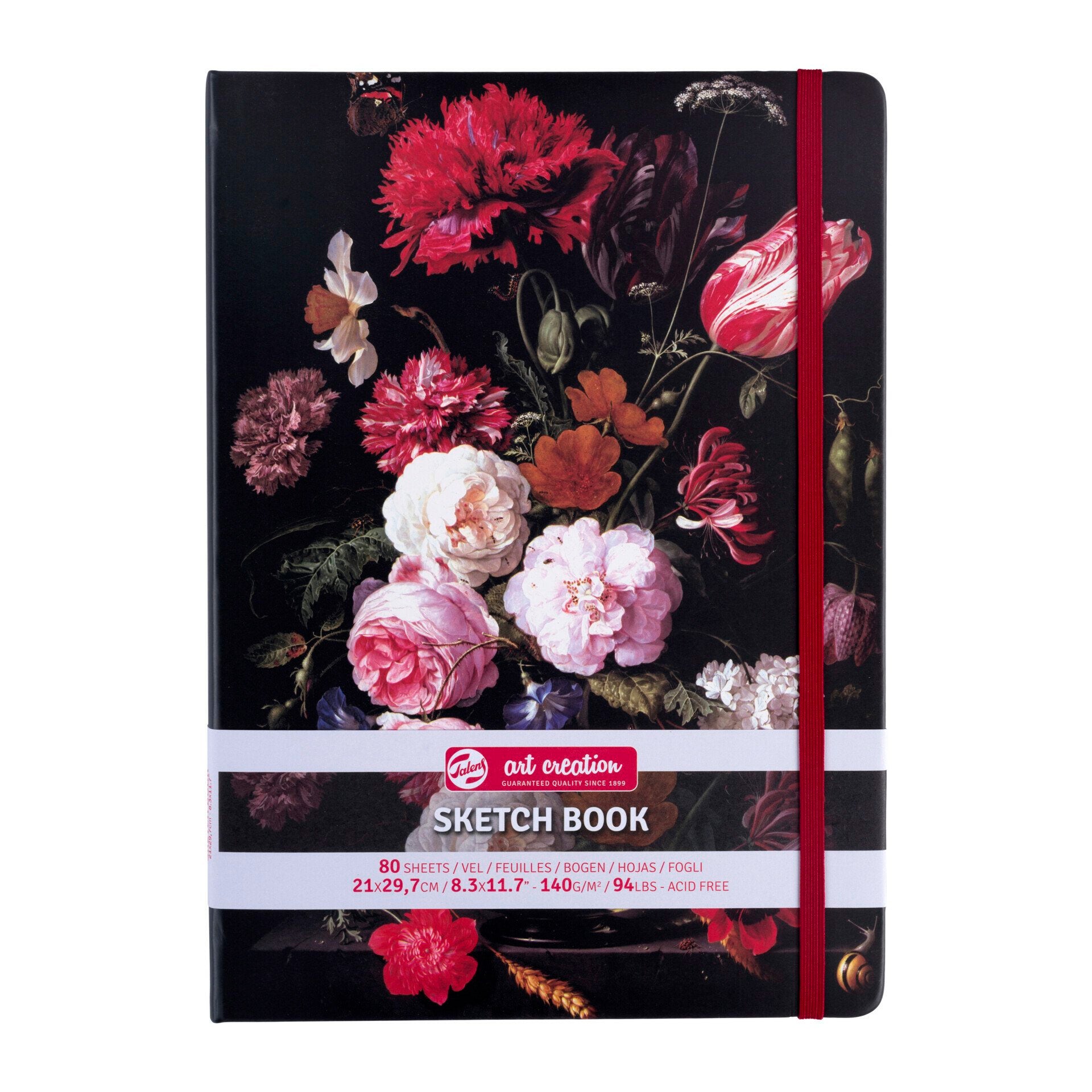 Royal Talens – Skicák bez linek, pevná vazba, Flowers | 140 g | různé velikosti Royal Talens